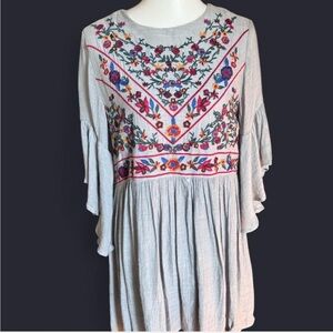 Umgee Beautiful Embroidered Umgee Dress/Tunic M